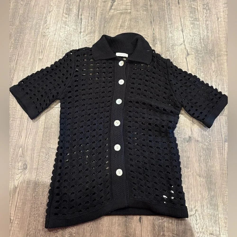 Little Lies Open-Knit Cardigan - Picture 4 of 6